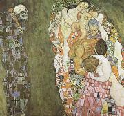 Gustav Klimt Death and Life (mk20) oil on canvas